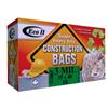 ECO II 18 Pack 35" x 48" 3 Mil Clear Heavy Duty Garbage Bags