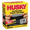 Husky Contractor Clean-Up Bags - 20 Bags