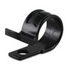 Gardner Bender GB 1/2In Plastic 1-Hole Cable Clamps Blk 12/Card