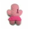Plush Pink Ribbon Breast Cancer Dog Toy