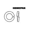 HOME PAK 50 Pack 5/16" Zinc Plated Lock Washers