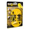 THE DECKKEEPER 2" x 6" Yellow Plastic Tie Down Hook Kit, with 2 Bungee Cords