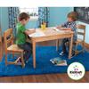 Universal Rectangle Table and 2 Chair Set- natural