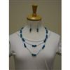 EcoGear™ Turquoise Asai Long Necklace/Earrings Set