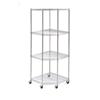Vancouver Classics  Stainless-steel 4-Tier Corner Shelving with Wheels