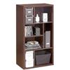 akada HOME 7 compartment bookcase/media centre - espresso