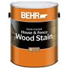 BEHR BEHR Solid Colour House & Fence Wood Stain - White No. 11, 3.79 L