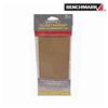 BENCHMARK 6 Pack 1/3 Sheet 60 Grit C-Weight Aluminum Oxide Sandpaper