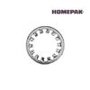 HOME PAK 10 Pack #6 410 Stainless Steel Internal Tooth Lock Washers