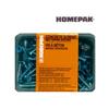 HOME PAK 142 Pack 3/16" x 1-3/4" Hex Head Concrete Screws