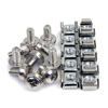 StarTech Server Rack Cabinet Mounting Screws and Cage Nuts (CABSCREWM62) - 100 Pack