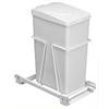 Pullout Trash Bin With Lid, 15L