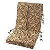 Terrace Patio Chair Cushion, Brown Leaf