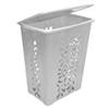 Laundry Hamper with Lid, White