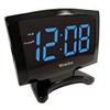 Westclox Blue 1.8-in LED Thin Clock