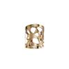 Cocoa Jewelry Metal cut out cuff - gold plated alloy