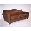 Whole Home®/MD 'Londonderry' Leather Sofabed with Tapered Legs, Premium Mattress