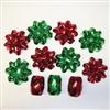 11 Piece Forever Festive theme Christmas Bows and Ribbons