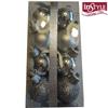 INSTYLE HOLIDAY 16 Pack 30mm Forever Festive Silver Plastic Ornaments