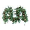 INSTYLE HOLIDAY 6' 35 Lights Decorated Pine/Berry Garland