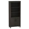 Kathy Ireland Volcano Dusk Collection, Bookcase with Doors