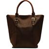 Ashlin Candelora Leather Tote Bag (B9944-18-02) - Dark Brown