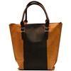 Ashlin Candelora Leather Tote Bag (B9944-18-09) - Black/Brown
