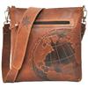Land Ladies Leather Slim Bag (LM43275-03) - Cognac