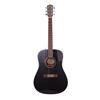 Fender Dreadnought Acoustic Guitar With Case (CD-60) - Black