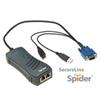 Lantronix SecureLinx Spider SLS200, 1 Port Remote KVM-over-IP with USB Connectors - 21" VGA Cabl...