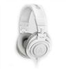 Audio Technica ATH-M50WH Professional Closed-Back Studio Headphones 
- with Coiled Cable 
- White