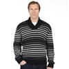 Claiborne® Shawl Collar Striped Sweater