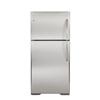 GE 20 cu. Ft. Left Swing Top Freezer Refrigerator - Stainless Steel