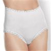 Vanity Fair®/MD Lace-Trimmed Full Cut Brief