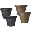 Rolled Rim 30-in. Planter 2-pack