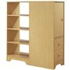 South Shore Popular Collection Single Loft Bed Storage (2713085) - Maple