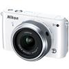 Nikon 1 S1 10.1MP Compact System Camera with 11-27.5mm VR Lens Kit - White