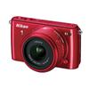 Nikon 1 S1 10.1MP Compact System Camera with 11-27.5mm VR Lens Kit - Red