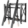 PEERLESS PORTRAIT FULL SVC VIDEO WALL MOUNT FOR 40IN/65IN DISPLAYS BLACK