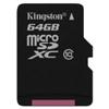 Kingston microSDXC 64GB (Class 10) High Capacity micro Secure Digital Card (SDCX10/64GB)