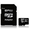 Silicon Power Elite 64GB UHS-I microSDXC Flash Card w/SD adapter (SP064GBSTXBU1V10-SP)