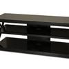 Tech craft Amazingly easy to assemble 48" Black stand for flat panel televisions, fits most 50" and...