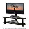 Tech-Craft Solution TRK50 Black Flat Panel TV Stand