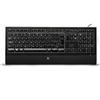 Logitech (920-001259R) (Refurbished) (P) Illuminated USB Keyboard /w Palm Rest, Backlit -Black