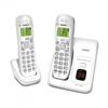 Uniden D1384-2 
- DECT 2-Handset Cordless Phone System with Answering System (White) 
- ECO-Mode
