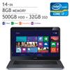 Dell™ XPS™ 14 Bilingual Ultrabook™, Intel® Core i7-3517U