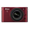 Nikon 1 J2 10.1MP Interchangeable Lens Camera with 10-30mm VR Lens Kit - Red
