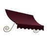 Beauty-Mark 4 Feet Montreal (31 Inch H X 24 Inch D) Window / Entry Awning Burgundy