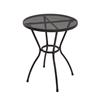 The Home Depot Patio Steel Mesh Bistro Table, Black