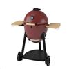 King-Griller Kamado Kooker Charcoal Barbecue Grill & Smoker, Red